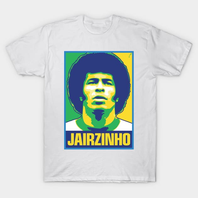 Jairzinho - BRAZIL T-Shirt by DAFTFISH